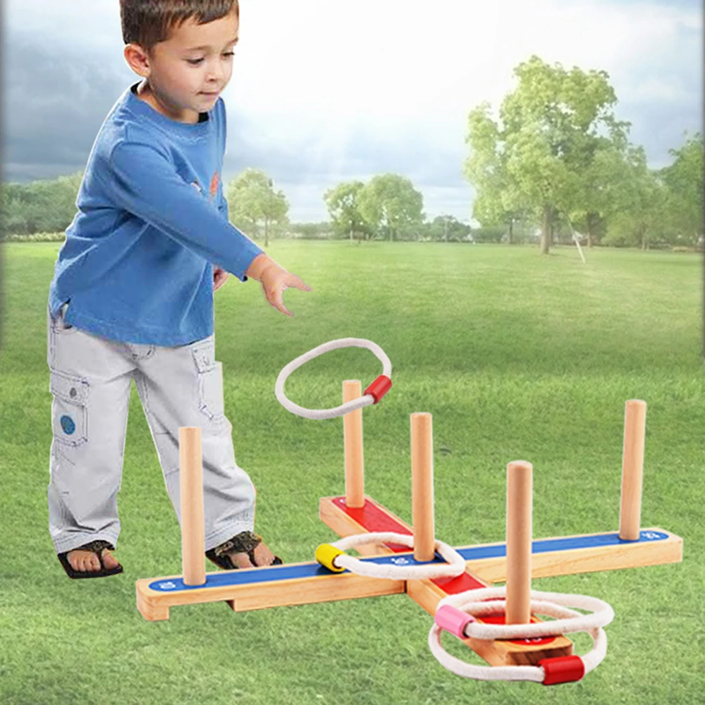 Outdoor Throwing Game for Children Ring Toss Yard Game Throw Game Wooden Platform Ring Throwing Kids Toys
Outdoor Throwing Game for Children Ring Toss Yard Game Throw Game Wooden Platform Ring Throwing Kids Toys