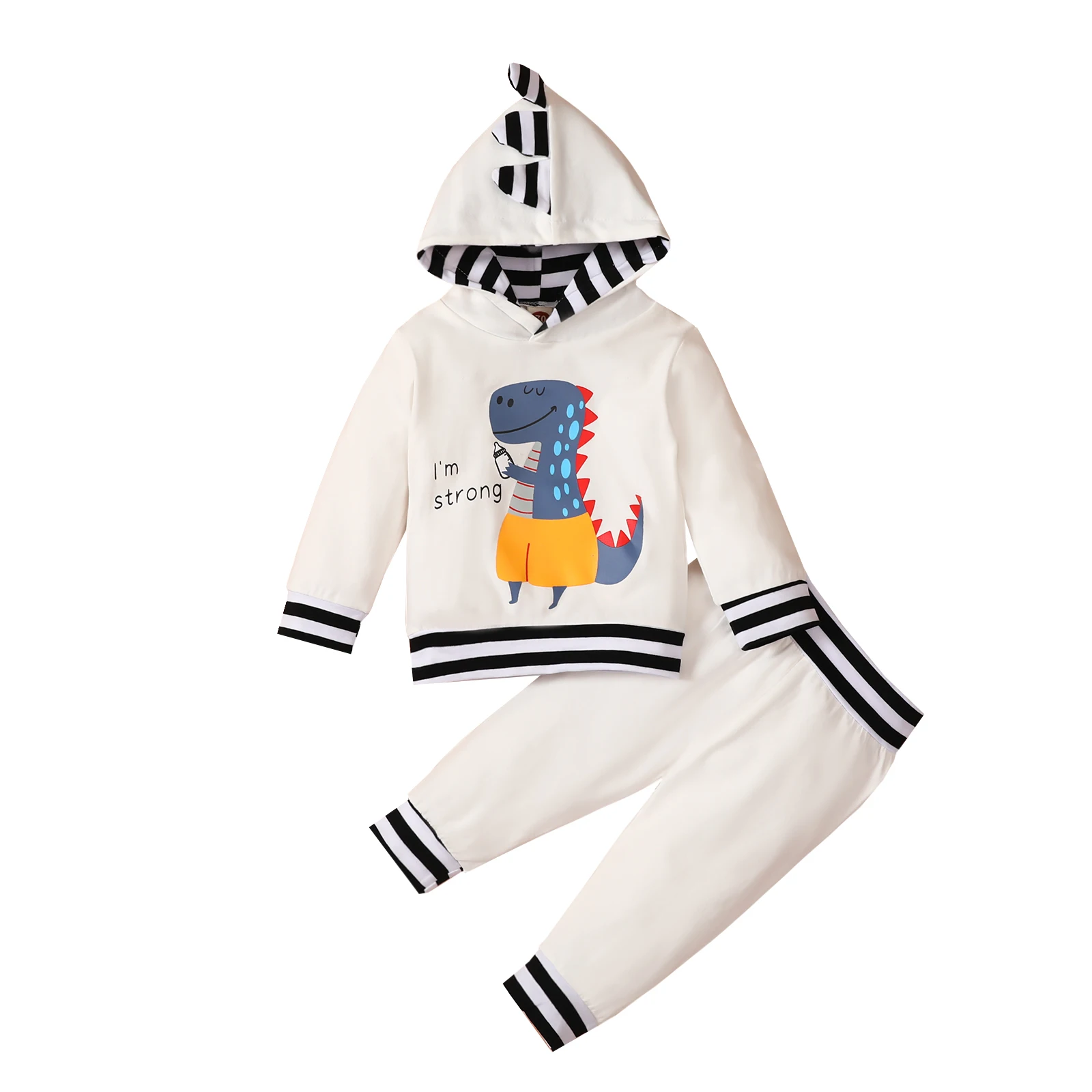 Autumn Spring Toddlers Girl Clothes Outfits Dinosaur Print Hooded Long Sleeve Hoodies Pants Baby Boys Clothing Set
Autumn Spring Toddlers Girl Clothes Outfits Dinosaur Print Hooded Long Sleeve Hoodies Pants Baby Boys Clothing Set