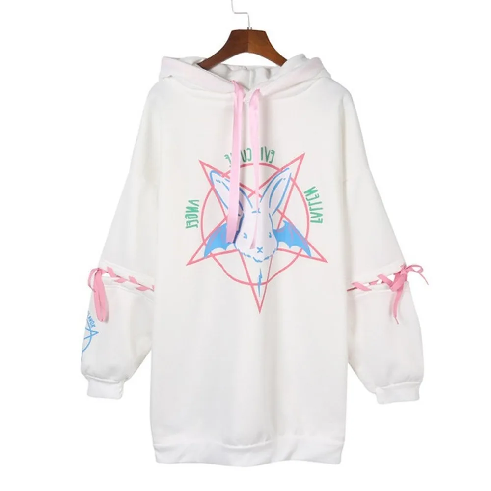 New Women Gothic Sweatshirt Dress Rabbit Prints Punk Style Hoodies 2020 Autumn Winter Fashion Oversize Sweatshirts
New Women Gothic Sweatshirt Dress Rabbit Prints Punk Style Hoodies 2020 Autumn Winter Fashion Oversize Sweatshirts