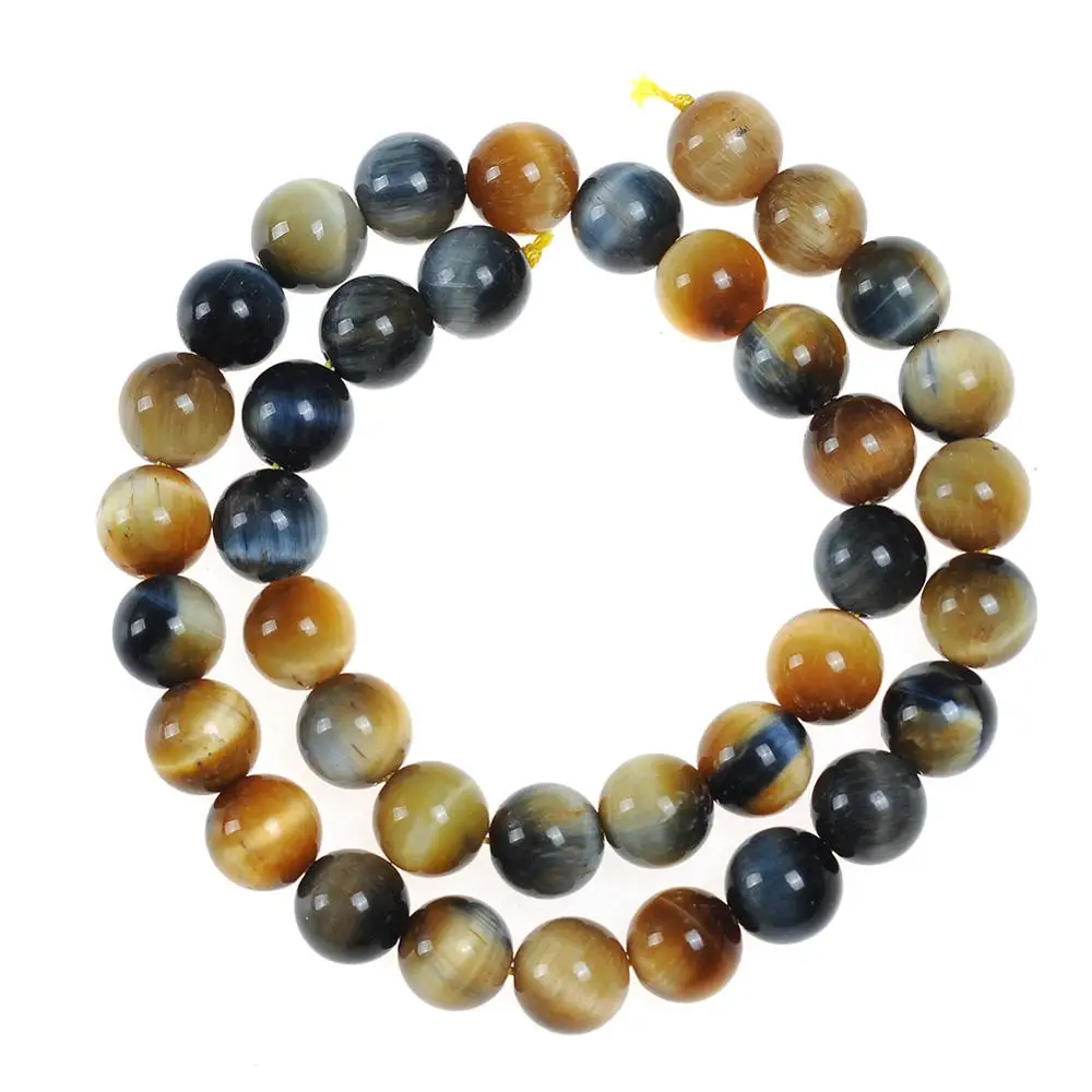 6-12mm A Quality Natural Stone Beads Blue golden Tiger Eye Round Loose Beads 15" Strand for DIY Jewelry Making Charm Bracelet
6-12mm A Quality Natural Stone Beads Blue golden Tiger Eye Round Loose Beads 15" Strand for DIY Jewelry Making Charm Bracelet