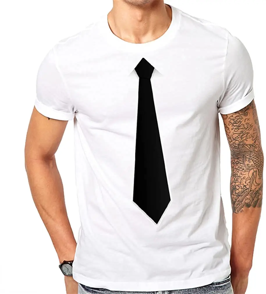 O-Neck Active Personalized Fake Suit Tie Print Design White T Shirt Hip Hop T Shirts Men Men
O-Neck Active Personalized Fake Suit Tie Print Design White T Shirt Hip Hop T Shirts Men Men