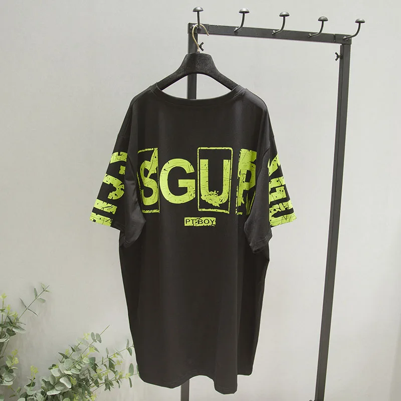 2020 Summer New T-shirt Dress Women Korean Loose Letter Printed Big Size Short-Sleeved T-shirt Students Leisure Top Streetwear
2020 Summer New T-shirt Dress Women Korean Loose Letter Printed Big Size Short-Sleeved T-shirt Students Leisure Top Streetwear