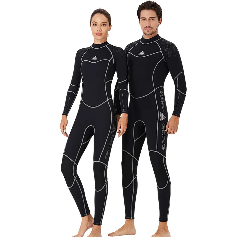 Traditional Long-Sleeved Wetsuit 3MM Suede Lining Warm Wetsuit Men And Women Thickened Cold Winter Swimsuit
Traditional Long-Sleeved Wetsuit 3MM Suede Lining Warm Wetsuit Men And Women Thickened Cold Winter Swimsuit
