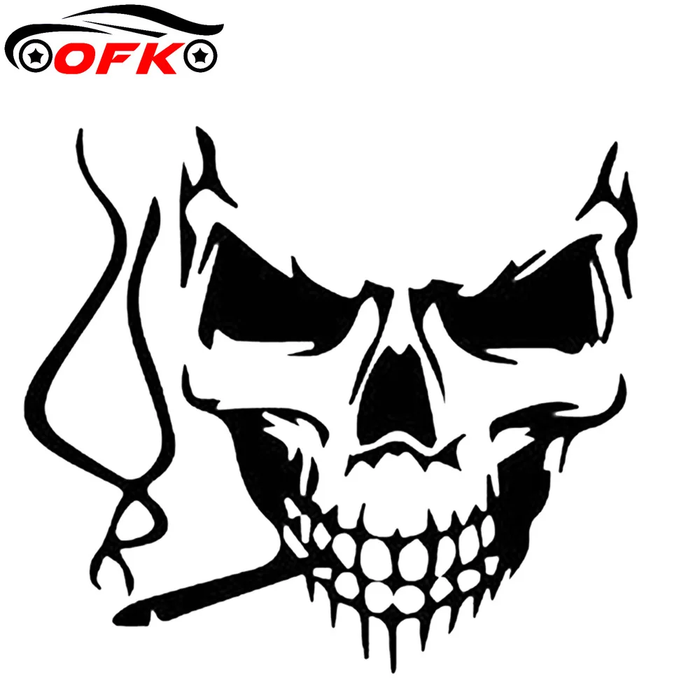 Horrible Skull Car Stickers Vinyl Creative Car Body Window Decals Car Styling Decoration Black/Silver
Horrible Skull Car Stickers Vinyl Creative Car Body Window Decals Car Styling Decoration Black/Silver