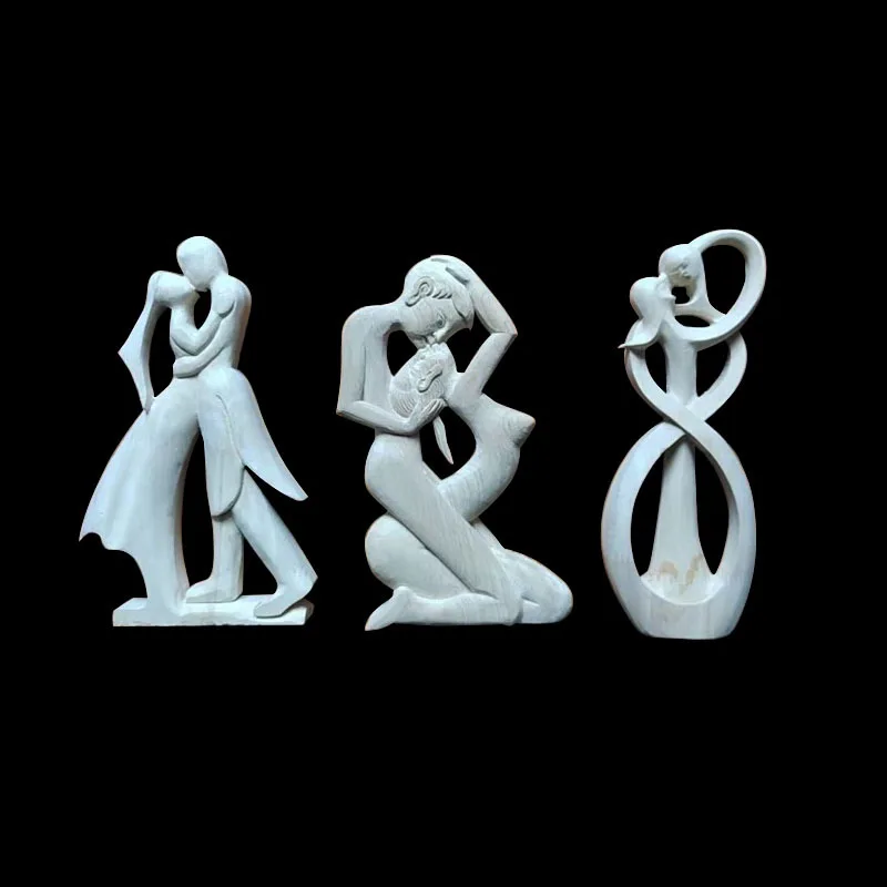 Wooden eternal love couples kissing statue furnishing articles of handicraft Decorative ornaments
Wooden eternal love couples kissing statue furnishing articles of handicraft Decorative ornaments