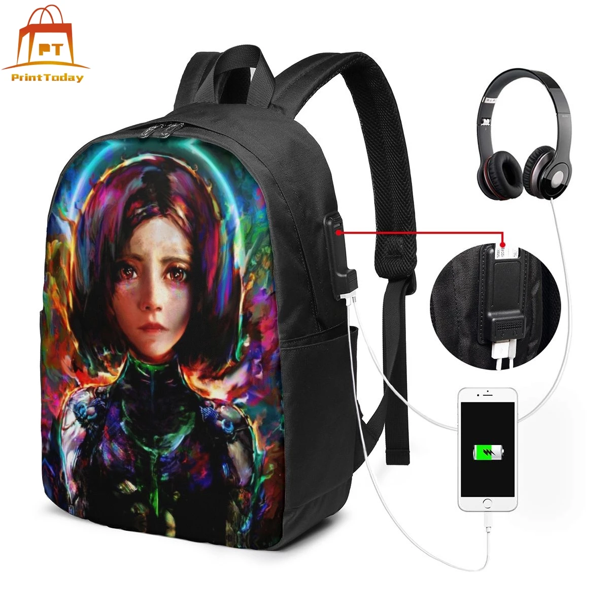 Alita Backpack Alita Backpacks High quality Multi Function Bag Men's - Women's Trending Shopper Teen Bags
Alita Backpack Alita Backpacks High quality Multi Function Bag Men's - Women's Trending Shopper Teen Bags