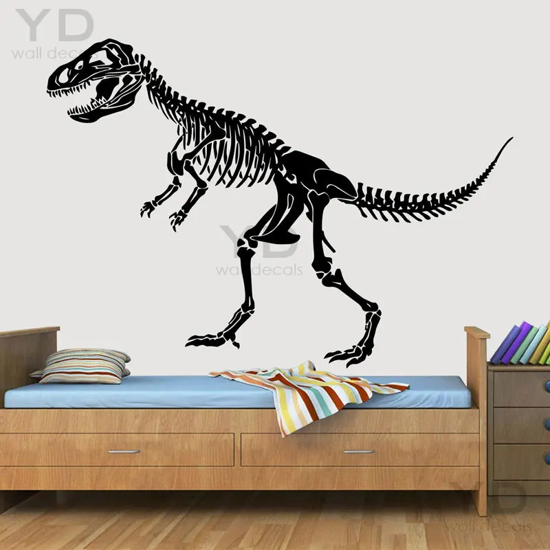 Dinosaur Skeleton T-rex Wall Stickers Vinyl Home Decoration Kids Boys Teens Room Bedroom Nursery Decals Removable Murals S305
Dinosaur Skeleton T-rex Wall Stickers Vinyl Home Decoration Kids Boys Teens Room Bedroom Nursery Decals Removable Murals S305