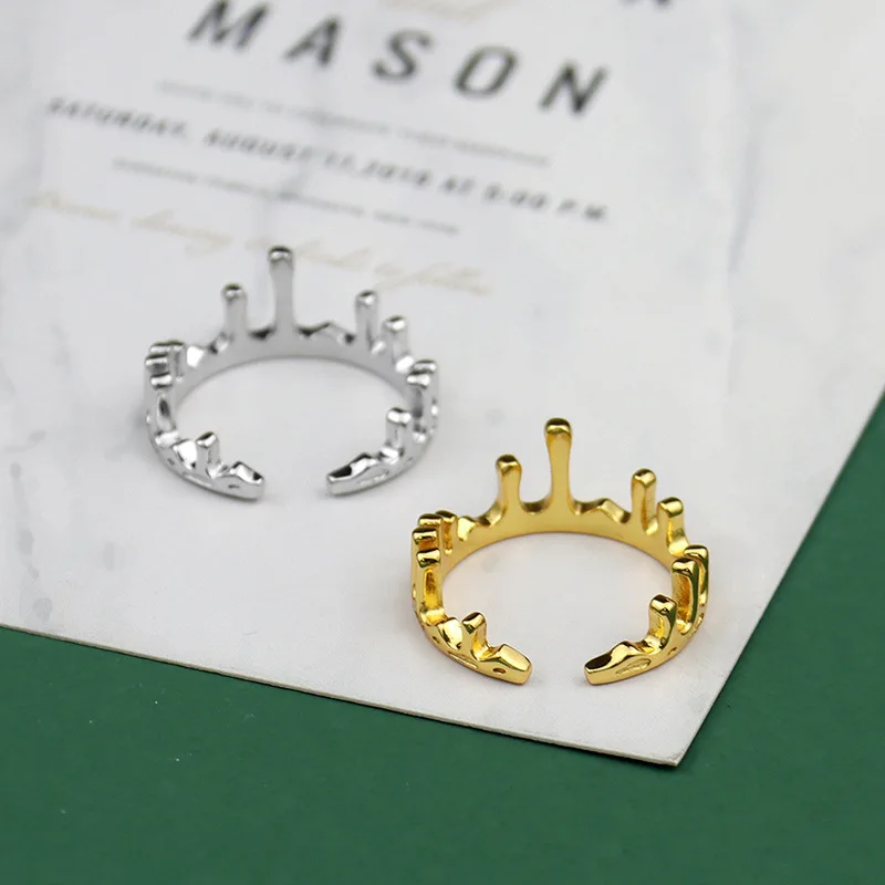 Hot Europe & American original design irregular ring 925 silver castle crown ring 2020 woman DIY fine jewelry gift Free shipping
Hot Europe & American original design irregular ring 925 silver castle crown ring 2020 woman DIY fine jewelry gift Free shipping