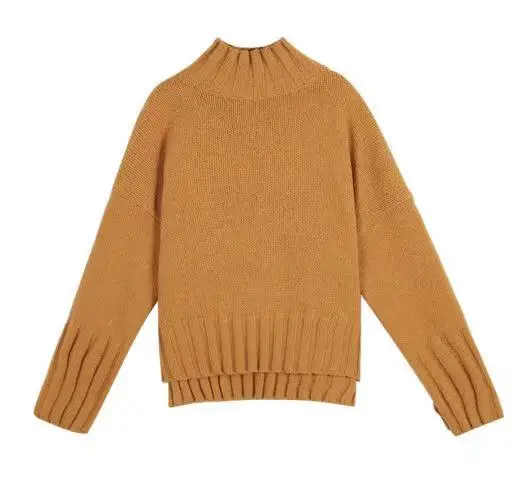 ladies sweater women autumn winter tops clothes 2019 knitted pullover knitwear split turtleneck loose slim sweater female A5779
ladies sweater women autumn winter tops clothes 2019 knitted pullover knitwear split turtleneck loose slim sweater female A5779