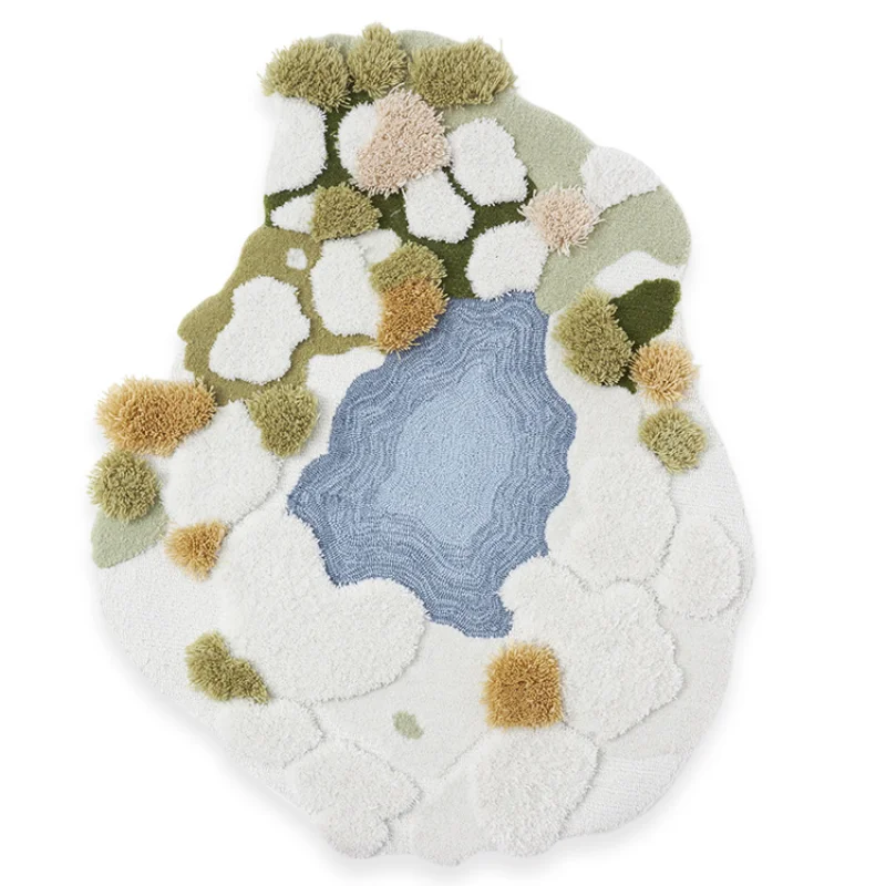 Plant Moss Island Woolen Handmade Carpet Living Room Bedroom Shaped Table Carpet Art Bedside Carpet
Plant Moss Island Woolen Handmade Carpet Living Room Bedroom Shaped Table Carpet Art Bedside Carpet