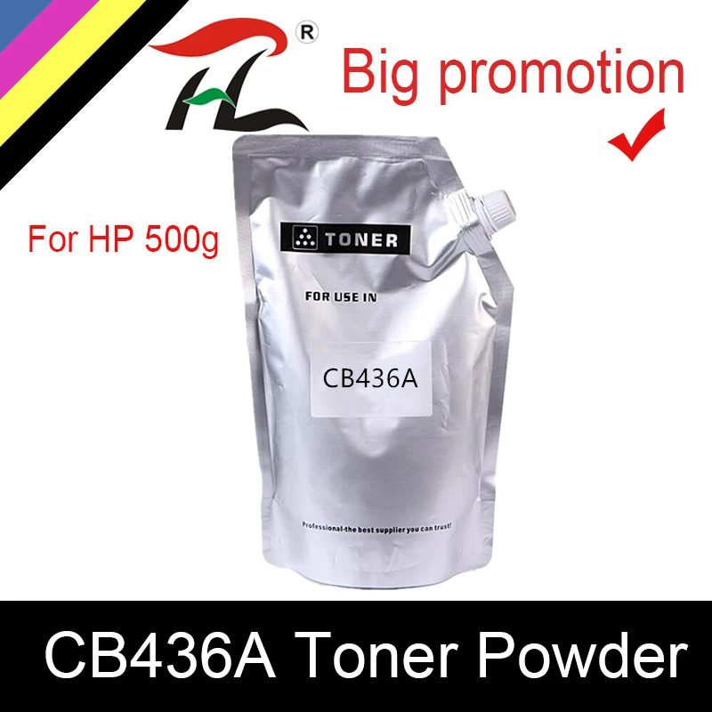 

HTL Compatible 500g refill toner powder CB436A 436A 436 for hp LaserJet P1503/P1504/P1505/P1506/M1120/M1120n/M1522n/ M1522nf