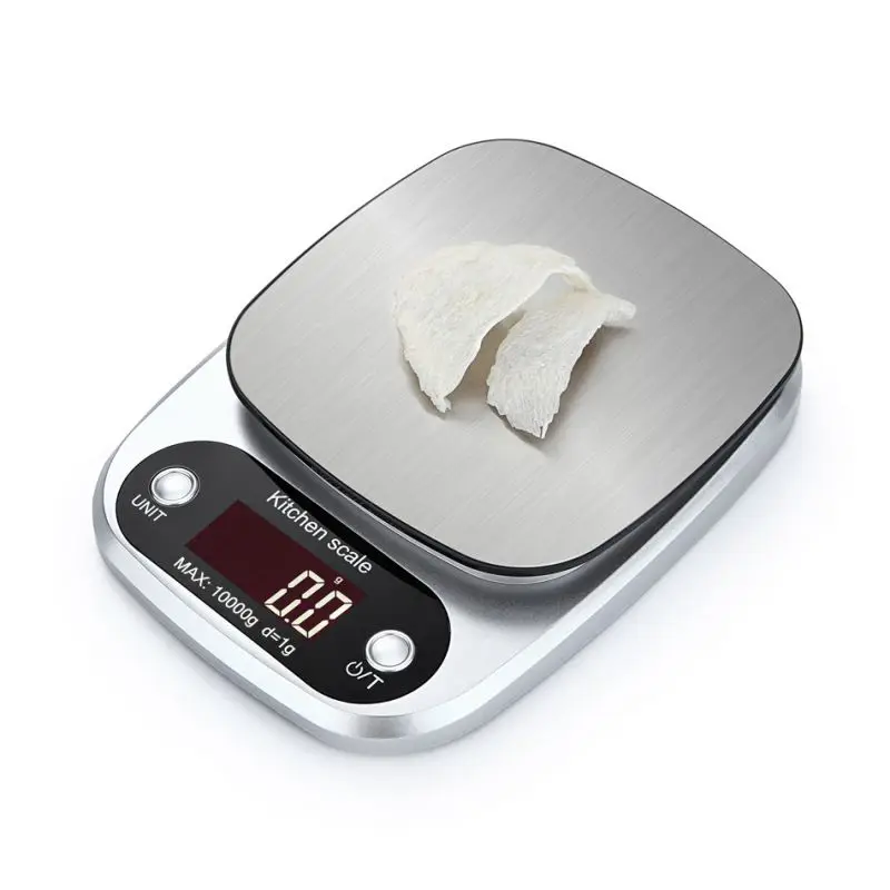 Cooking Measure Tool 10kg/1g LCD Electronic Kitchen Scales Household Balance Stainless Steel Digital Weighing Food scale 
Cooking Measure Tool 10kg/1g LCD Electronic Kitchen Scales Household Balance Stainless Steel Digital Weighing Food scale