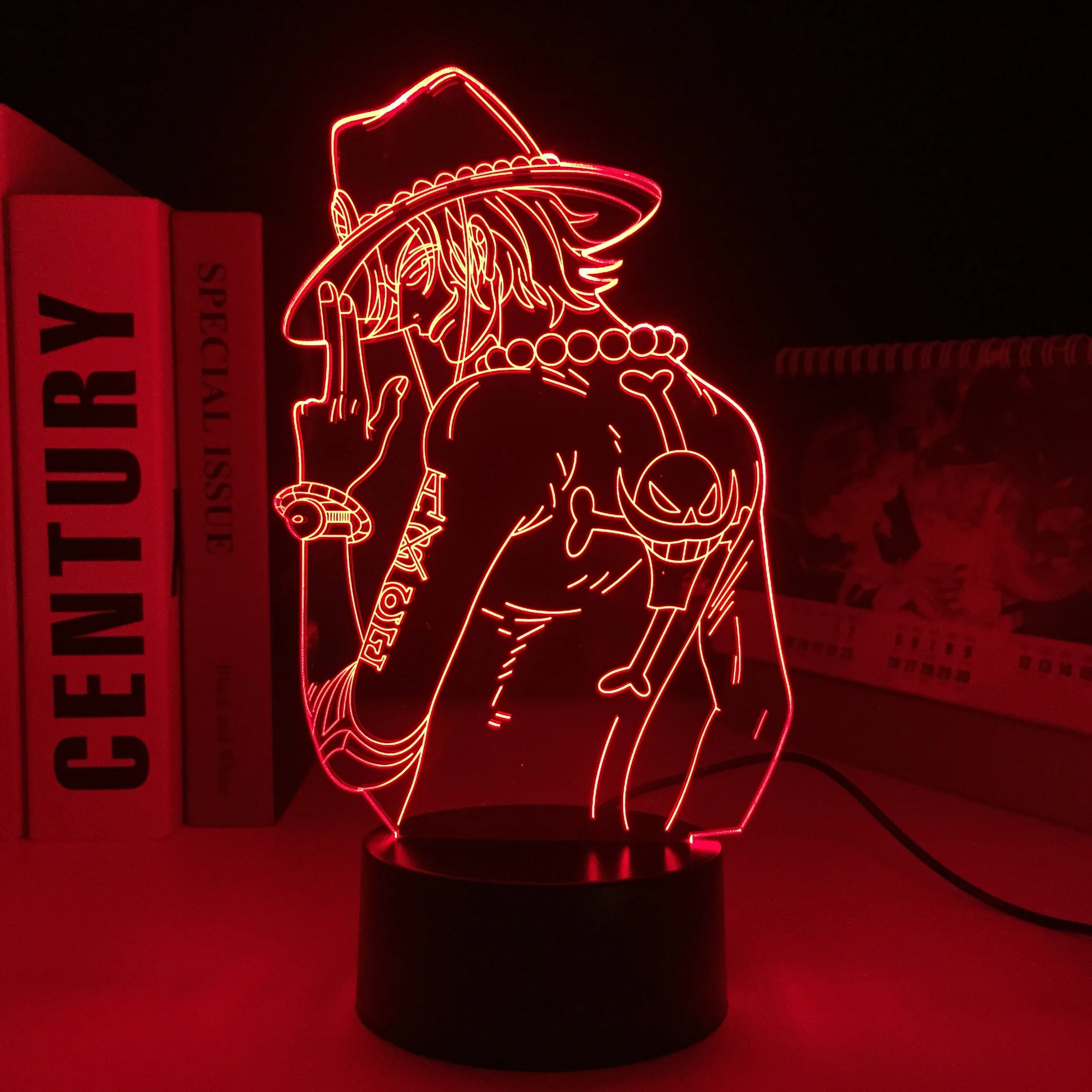 Anime Figure Ace 3D LED Lamp for Birthday Gift Light Touch Sensor Colorful Nightlight Bedroom Decor Cool Anime LED Table Lamp
Anime Figure Ace 3D LED Lamp for Birthday Gift Light Touch Sensor Colorful Nightlight Bedroom Decor Cool Anime LED Table Lamp