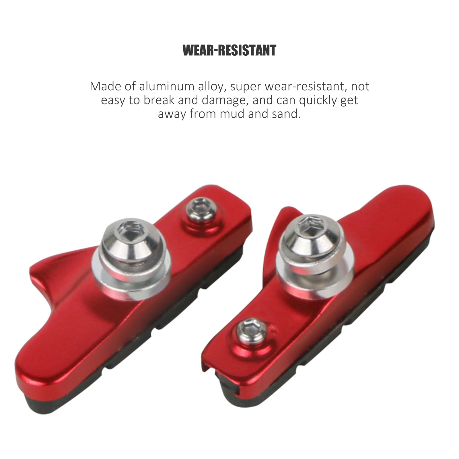 2pcs Bike Brake Pads V-Brake Pads Aluminum Alloy Bicycle Brake Pads Wear-resistant MTB Bike Brake Pads Bicycle Accessories
2pcs Bike Brake Pads V-Brake Pads Aluminum Alloy Bicycle Brake Pads Wear-resistant MTB Bike Brake Pads Bicycle Accessories