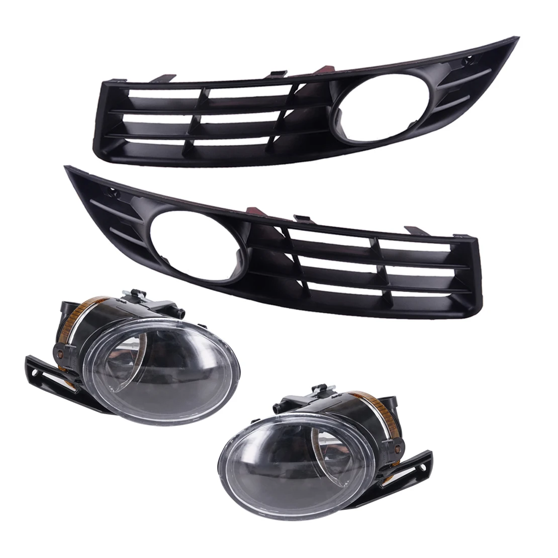 Car 4pcs Front Left Right Bumper Fog Light Lower Grille Cover 3C0853665A 3C0853666A Fit for VW Passat B6 3C 2006 2007 2008 2009
Car 4pcs Front Left Right Bumper Fog Light Lower Grille Cover 3C0853665A 3C0853666A Fit for VW Passat B6 3C 2006 2007 2008 2009