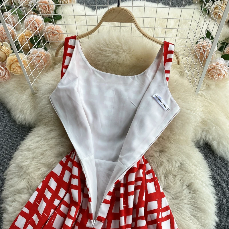 Plus Size Dress Women Summer 2021 Red Lattice Woman Dresses Casual Birthday Party Tank Skirt Korean Style Clothes For Teens
Plus Size Dress Women Summer 2021 Red Lattice Woman Dresses Casual Birthday Party Tank Skirt Korean Style Clothes For Teens
