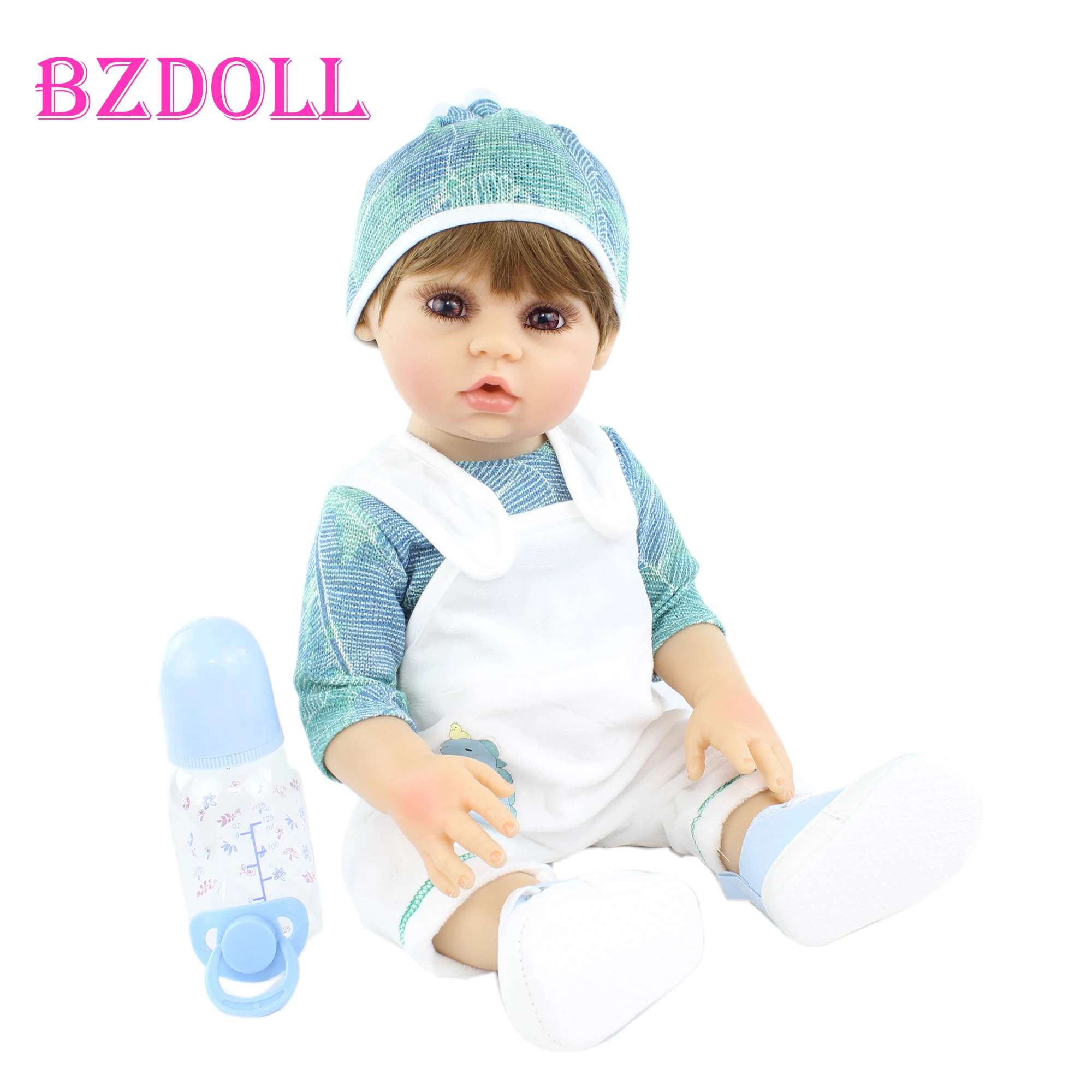 48cm Full Silicone Body Reborn Boy Baby Doll For Girl 19 inch Lifelike Vinyl Newborn Bebe Child Birthday Gift Play House Toy
48cm Full Silicone Body Reborn Boy Baby Doll For Girl 19 inch Lifelike Vinyl Newborn Bebe Child Birthday Gift Play House Toy