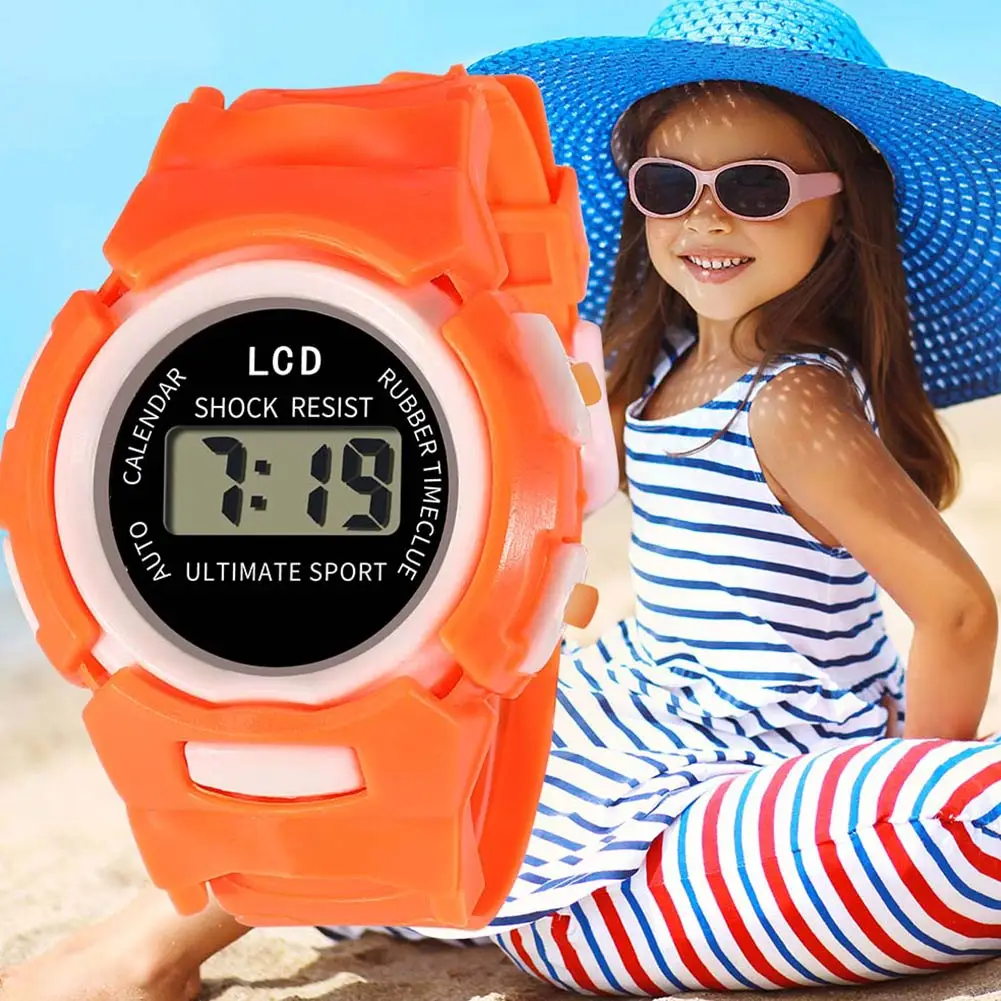 Newly Fashion and Durable Kids Casual Electronic Watch Children Comfortable Silicone Sports Cute Watches FIF66 
Newly Fashion and Durable Kids Casual Electronic Watch Children Comfortable Silicone Sports Cute Watches FIF66