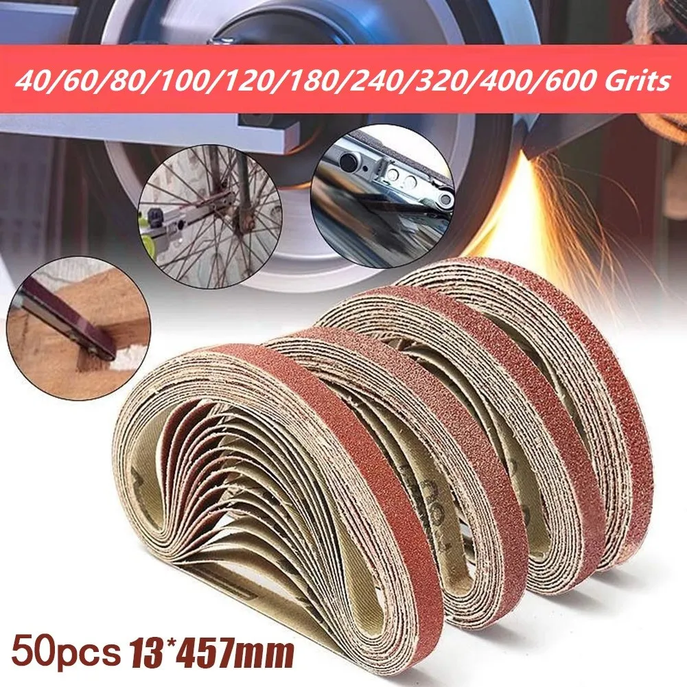 50Pcs Sanding Belts 40Grit 240Grit Sandpaper Abrasive Band Sand Paper Polishing Belt Sanding Belt Sander Belt For Sander Tool
50Pcs Sanding Belts 40Grit 240Grit Sandpaper Abrasive Band Sand Paper Polishing Belt Sanding Belt Sander Belt For Sander Tool