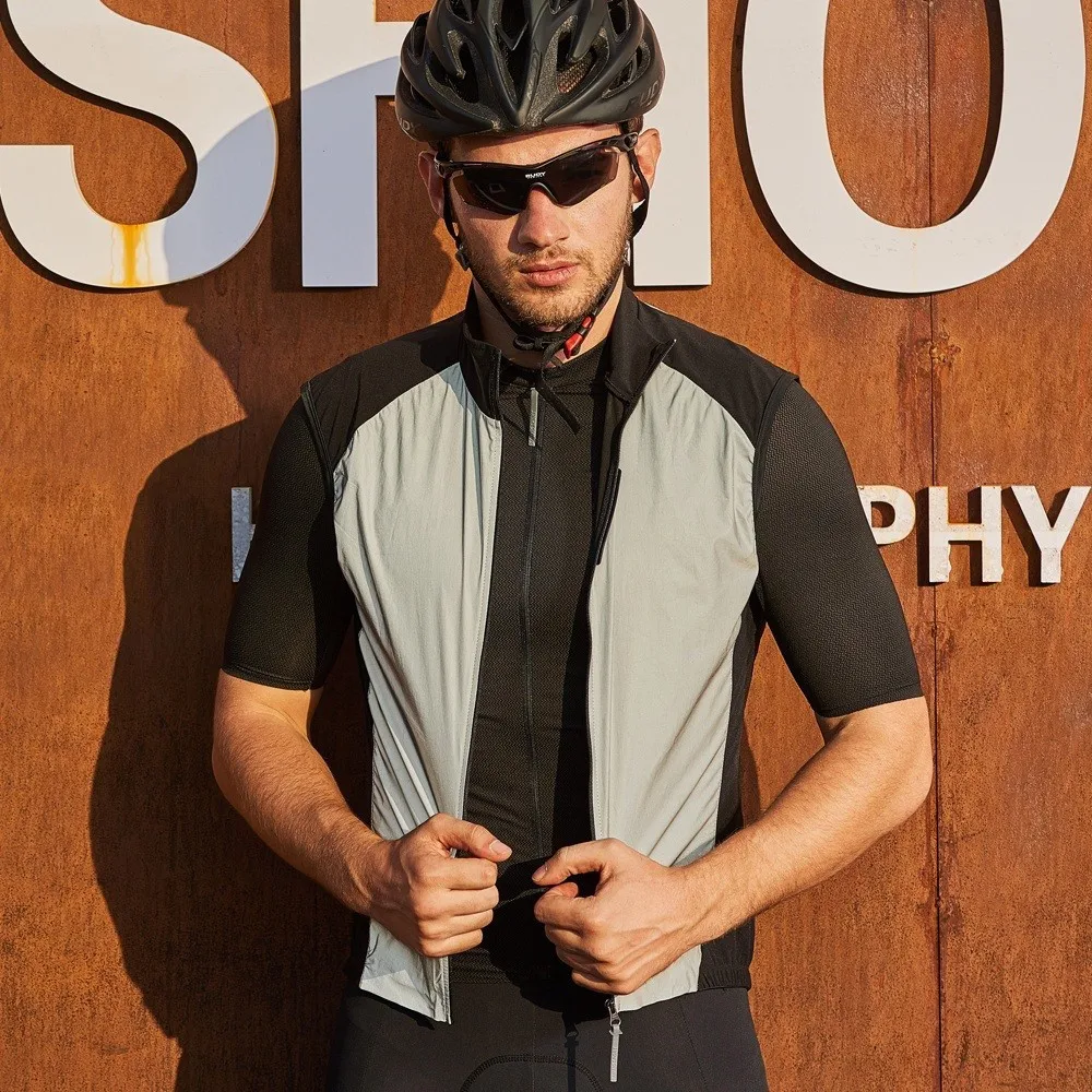 Santic Men Spring and Autumn Windproof Reflective Cycling Vest Shoulder Road Bike Vest
Santic Men Spring and Autumn Windproof Reflective Cycling Vest Shoulder Road Bike Vest