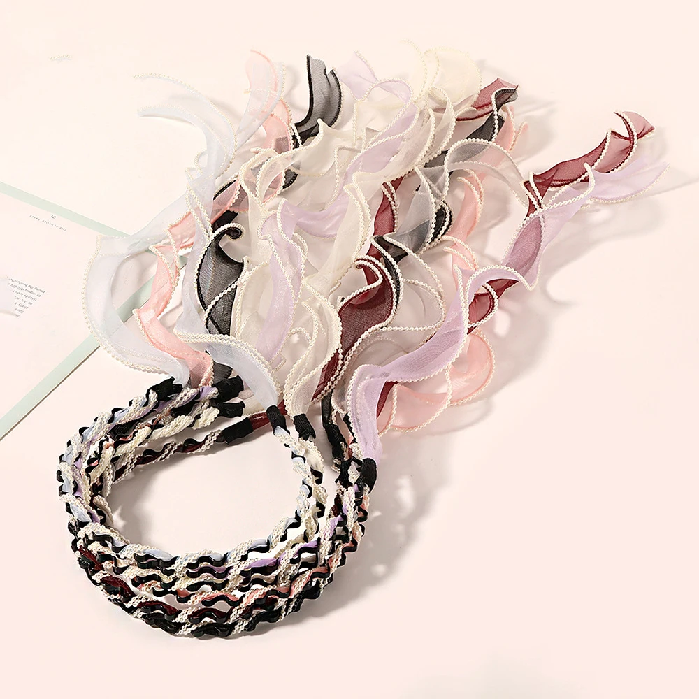 Ruoshui Woman Organza Ribbon Hairband Woman Elegant Pearl Twist Bezel Women Hair Accessories Headwear Head Hoop Ornaments
Ruoshui Woman Organza Ribbon Hairband Woman Elegant Pearl Twist Bezel Women Hair Accessories Headwear Head Hoop Ornaments