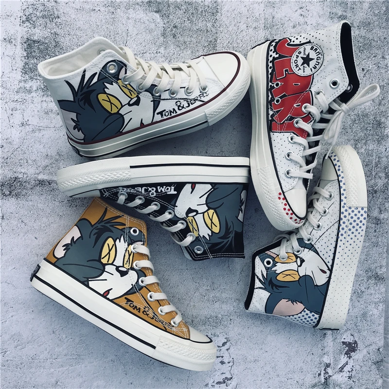 Summer Cute Cartoon Shoes Canvas Men Couple Fashion Casual Men's Sneakers Chunky Canvas Shoes High top Man zapatillas lona mujer
Summer Cute Cartoon Shoes Canvas Men Couple Fashion Casual Men's Sneakers Chunky Canvas Shoes High top Man zapatillas lona mujer