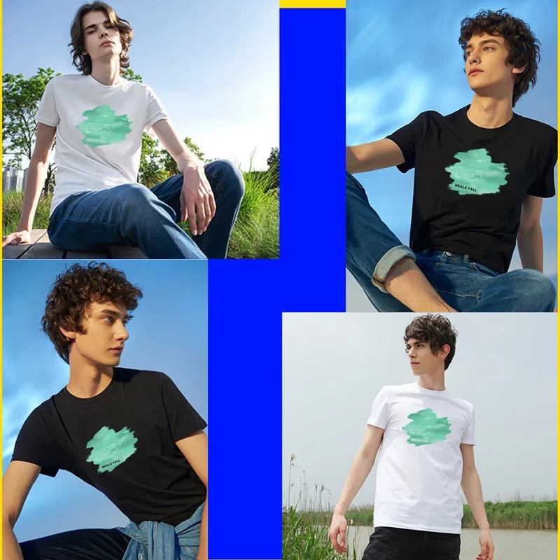 2020 New The whale falls and everything grows Creative Graphic T shirts Men Comfortable O-neck Cotton T-shirt For Men Clothing
2020 New The whale falls and everything grows Creative Graphic T shirts Men Comfortable O-neck Cotton T-shirt For Men Clothing