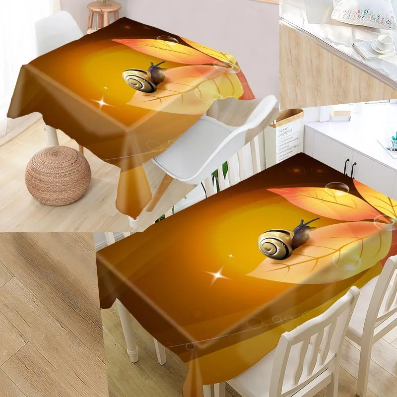 Snail Custom Table Cloth Oxford Fabric Rectangular Waterproof Oilproof Table Cover Family Party Tablecloth
Snail Custom Table Cloth Oxford Fabric Rectangular Waterproof Oilproof Table Cover Family Party Tablecloth