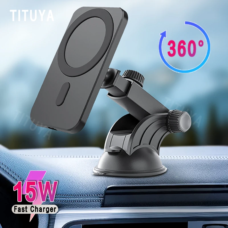 15W Car Wireless Magnetic Charger Air Vent Mount Stand For iPhone 11 12Mini ProMax Wireless Fast Charger Car Mobile Phone Holder
15W Car Wireless Magnetic Charger Air Vent Mount Stand For iPhone 11 12Mini ProMax Wireless Fast Charger Car Mobile Phone Holder