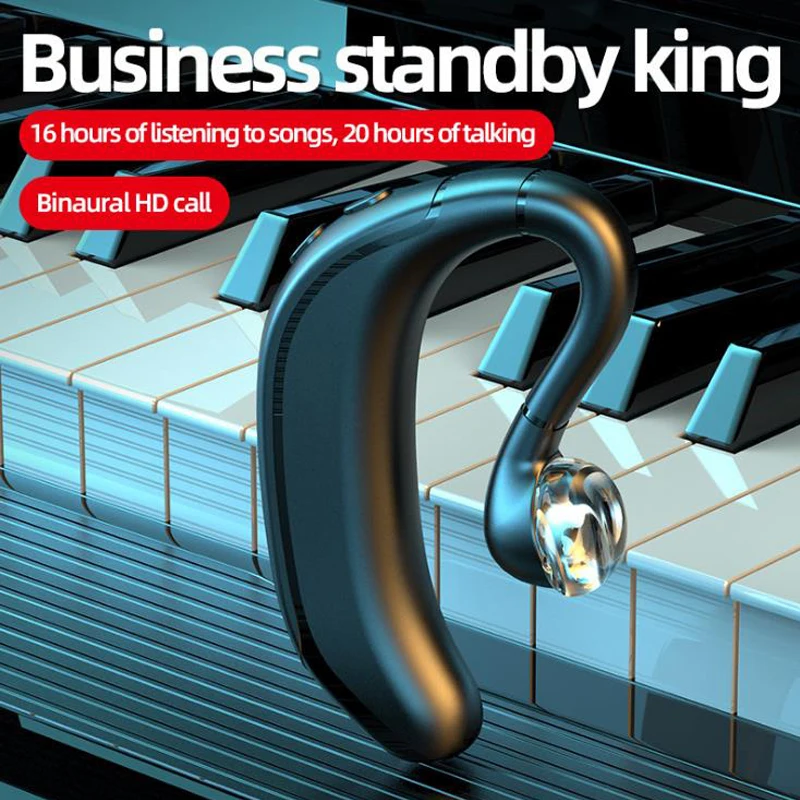 New Bluetooth Headset Bluetooth 5.0 Earpiece Handsfree Headphones Mini Wireless Waterproof Earphone Earbud Earpiece For iPhone x 
New Bluetooth Headset Bluetooth 5.0 Earpiece Handsfree Headphones Mini Wireless Waterproof Earphone Earbud Earpiece For iPhone x