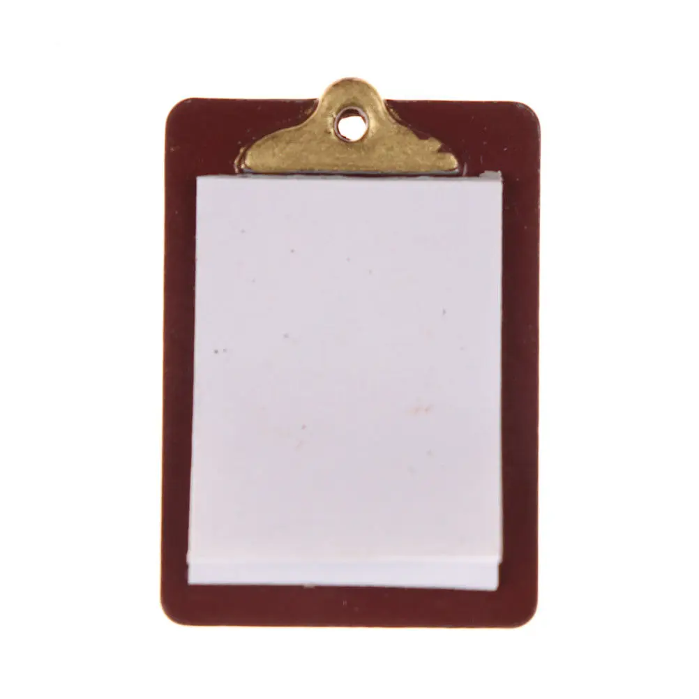 18mm*21mm Alloy Clipboard With Real Paper Attache For Doll DIY Miniature Dollhouse Dolls Accessories
18mm*21mm Alloy Clipboard With Real Paper Attache For Doll DIY Miniature Dollhouse Dolls Accessories