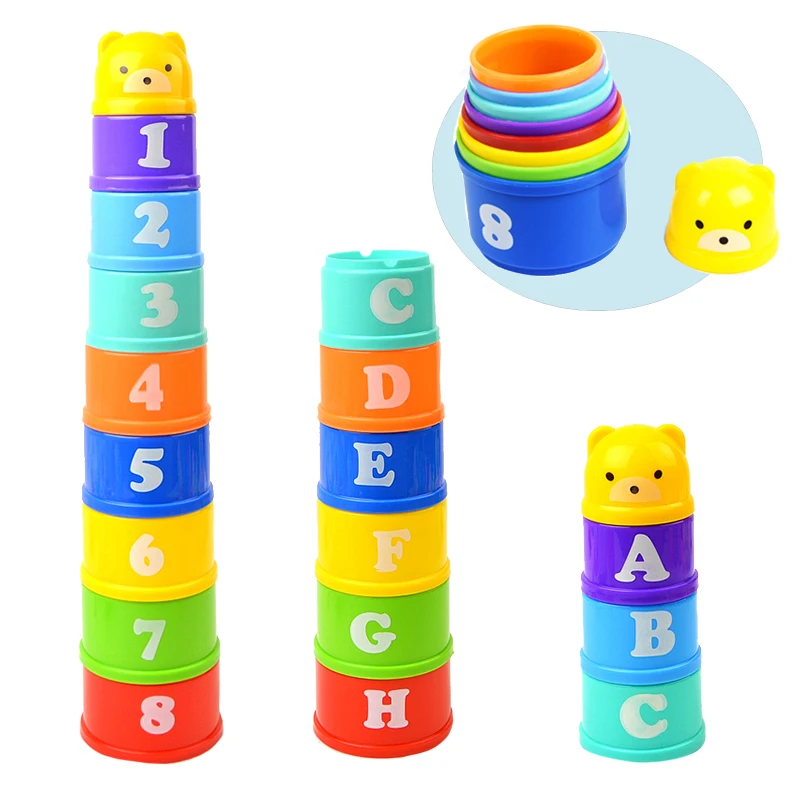 8Pcs/lot Preschool Kids Learning Toys Figures Letters Foldind Stack Cup Tower Children Early Intelligence Educational Games
8Pcs/lot Preschool Kids Learning Toys Figures Letters Foldind Stack Cup Tower Children Early Intelligence Educational Games