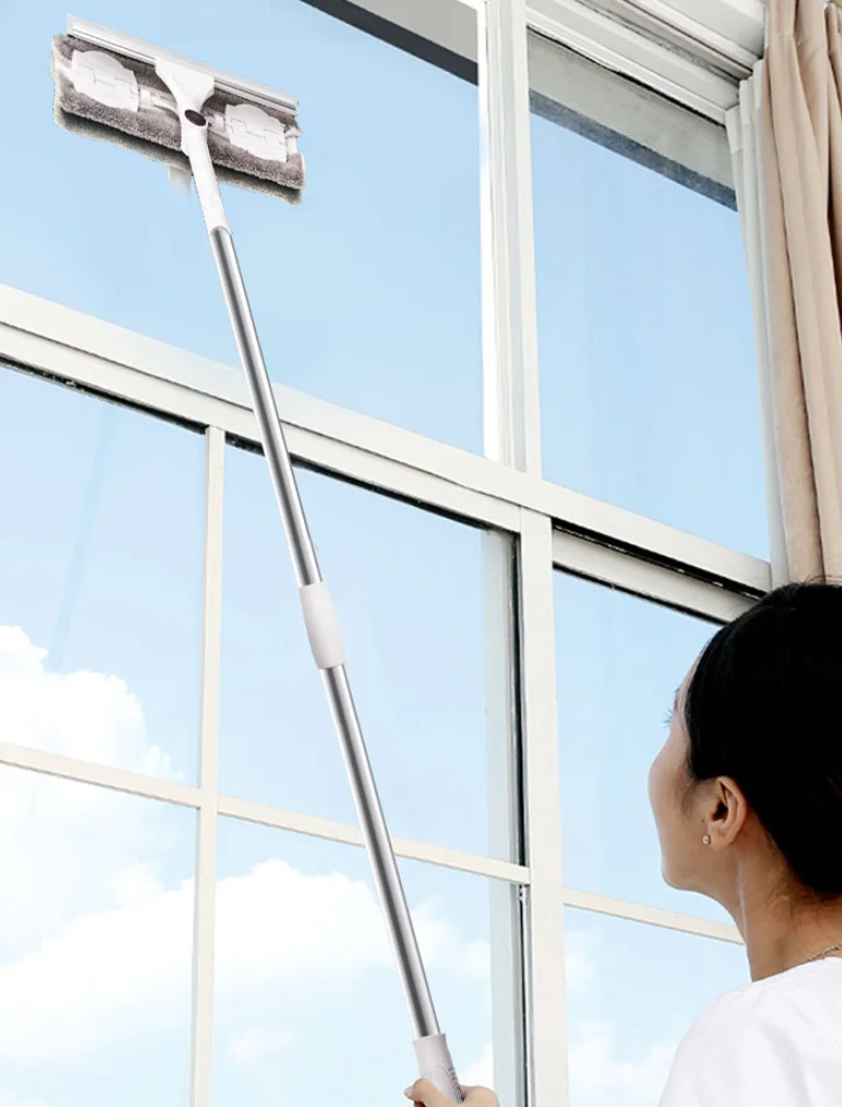 Glass Cleaning Brush Tool Telescopic Rod Window Cleaner Mop Squeegee Wiper Long Handle Rotating Head Brush
Glass Cleaning Brush Tool Telescopic Rod Window Cleaner Mop Squeegee Wiper Long Handle Rotating Head Brush