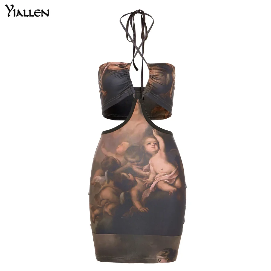 Yiallen Print Solid Women Neck-Mounted Bandage Mini DressNew Summer Fashion Sexy Strapless Party Clubwear Vintage Hipster Hot
Yiallen Print Solid Women Neck-Mounted Bandage Mini DressNew Summer Fashion Sexy Strapless Party Clubwear Vintage Hipster Hot