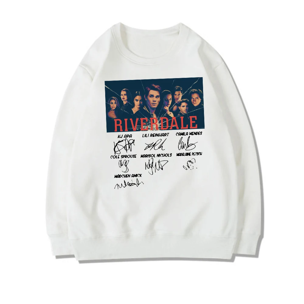 Fashion Riverdale Signature Printed Women Sweatshirt Soothing Exquisite Streetwear Hoodie High Quality White Clothes
Fashion Riverdale Signature Printed Women Sweatshirt Soothing Exquisite Streetwear Hoodie High Quality White Clothes