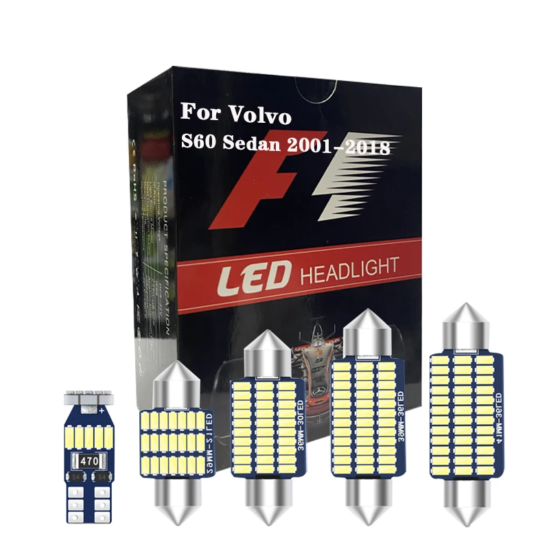 TXWD Canbus For Volvo S60 Sedan 2001-2018 Interior Lights Vehicle LED Accessories Car Inside Map Dome Trunk No Error Bulb Kit
TXWD Canbus For Volvo S60 Sedan 2001-2018 Interior Lights Vehicle LED Accessories Car Inside Map Dome Trunk No Error Bulb Kit