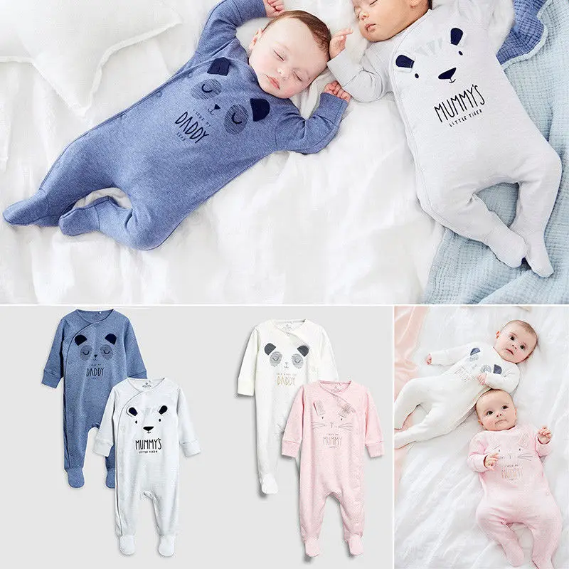 Infant Cartoon Bear Baby Clothes Girl & Boys Long Sleeve Daddy Mummy Baby Rompers Baby grow Sleep suits Baby Romper 0-18 Months
Infant Cartoon Bear Baby Clothes Girl & Boys Long Sleeve Daddy Mummy Baby Rompers Baby grow Sleep suits Baby Romper 0-18 Months