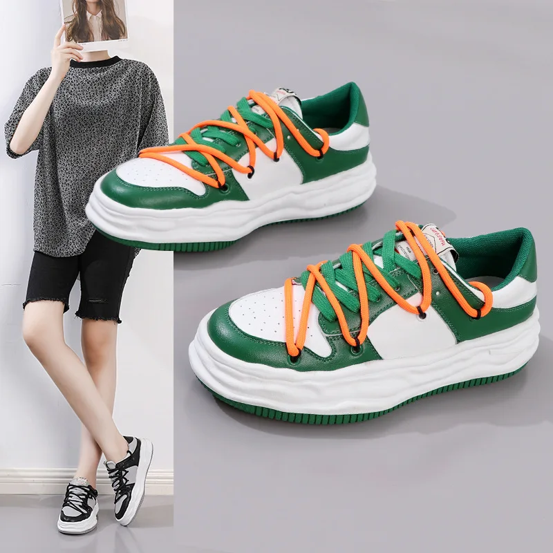 Autumn New Net Red Small White Shoes Women's Dissolving Shoes Thick-Soled Lace Up Large Size Women's Shoes Breathable Sneakers
Autumn New Net Red Small White Shoes Women's Dissolving Shoes Thick-Soled Lace Up Large Size Women's Shoes Breathable Sneakers