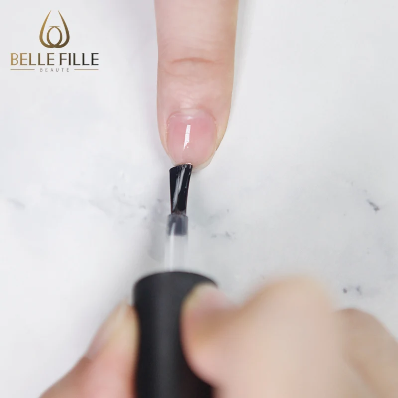 BELLE FILLE Base And Top Coat UV Gel Nail Polish 10ml Transparent Soak Off Primer For Nails Varnish Lacquer 0820 | Красота и здоровье