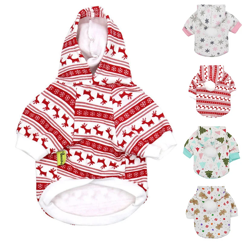Christmas Cartoon Print Pet Dog Clothes Warm Fleece Hoodies Coat For Small Dog Chihuahua FrenchBulldog Teddy Cats Pet Clothing
Christmas Cartoon Print Pet Dog Clothes Warm Fleece Hoodies Coat For Small Dog Chihuahua FrenchBulldog Teddy Cats Pet Clothing