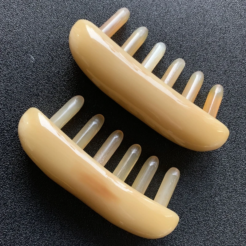 1pcs 10cm Natural Horn Massage Comb Wide Teeth Head Acupoint Massage Comb Non Static Pressure Therapy Head Handle Massage Tool
1pcs 10cm Natural Horn Massage Comb Wide Teeth Head Acupoint Massage Comb Non Static Pressure Therapy Head Handle Massage Tool