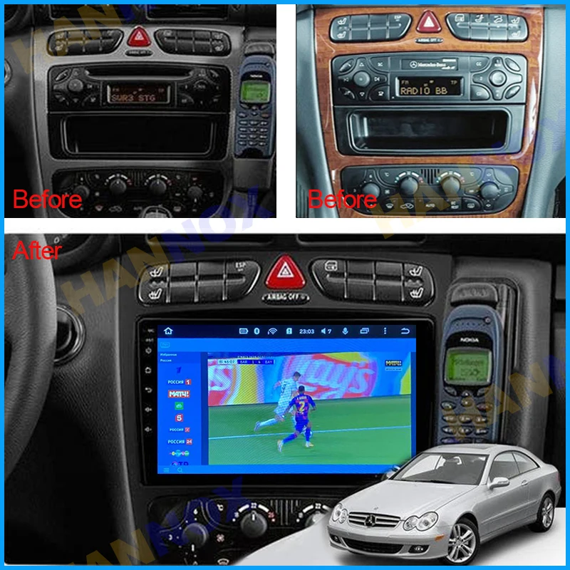 9inch Car Radio for Mercedes Benz C-Class W203 C200 C320 C350 CLK W209 2000-2005 Multimedia Video Player Navigation GPS 2din
9inch Car Radio for Mercedes Benz C-Class W203 C200 C320 C350 CLK W209 2000-2005 Multimedia Video Player Navigation GPS 2din
