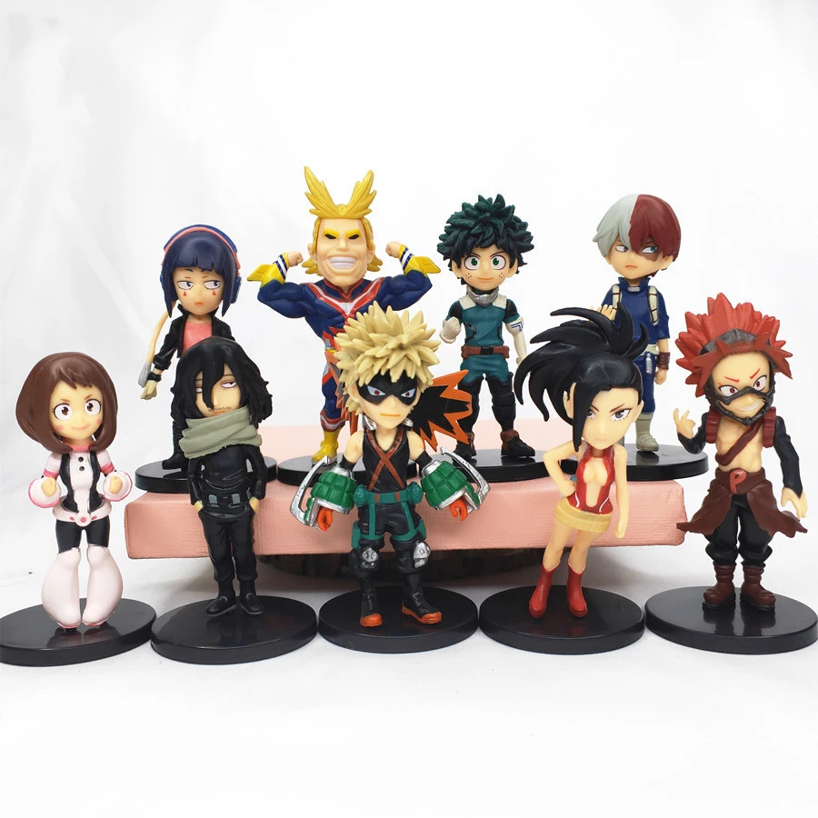 9Pcs My Hero Academia Action Figure PVC Model Toy Midoriya Izuku Bakugou Katsuki Todoroki Shouto Ochaco Uraraka Kirishima Eijiro
9Pcs My Hero Academia Action Figure PVC Model Toy Midoriya Izuku Bakugou Katsuki Todoroki Shouto Ochaco Uraraka Kirishima Eijiro