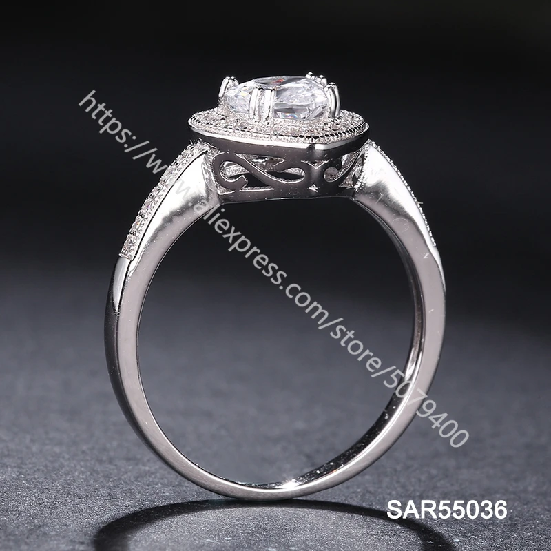 925 Sterling Silver ring Halo Heart Shape Solitaire Cubic Zirconia CZ Engagement Ring Wedding Band Promise Ring Women's jewelry
925 Sterling Silver ring Halo Heart Shape Solitaire Cubic Zirconia CZ Engagement Ring Wedding Band Promise Ring Women's jewelry