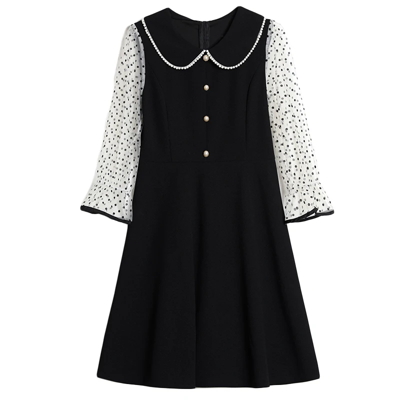 Spring Bodycon Plus Size Vintage Dress 2021 Korean Black Bodycon Elegant Sexy Mesh Midi Dress Autumn Women Casual Party Vestidos
Spring Bodycon Plus Size Vintage Dress 2021 Korean Black Bodycon Elegant Sexy Mesh Midi Dress Autumn Women Casual Party Vestidos