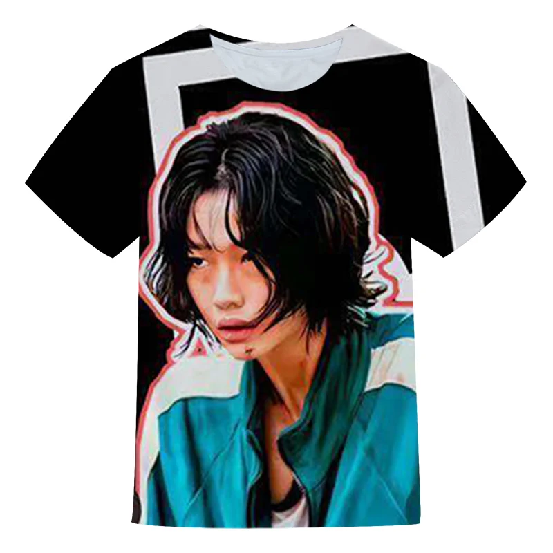 Casual boy/girl squid SquidS Games short-sleeved anime children men and women spring and summer hip-hop hoodie casual T-shirt
Casual boy/girl squid SquidS Games short-sleeved anime children men and women spring and summer hip-hop hoodie casual T-shirt