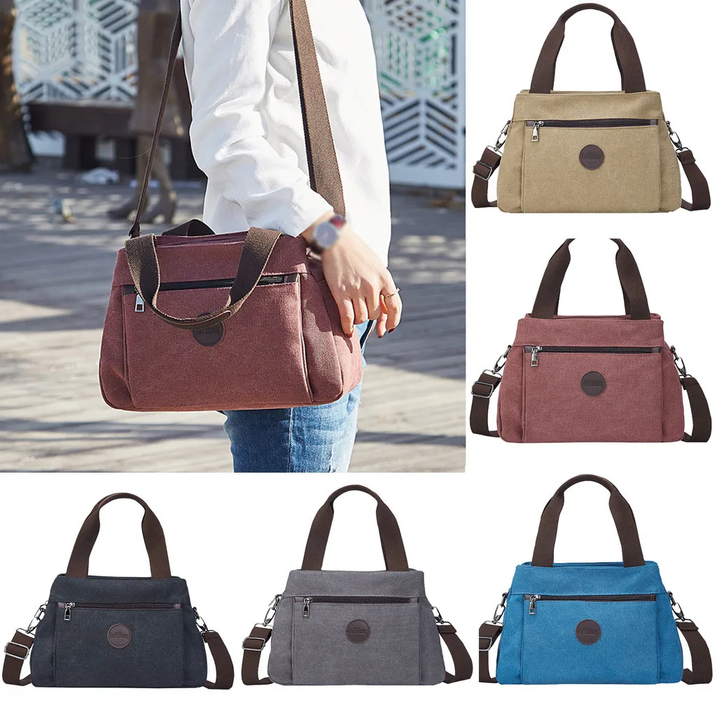 Womens Bags Casual Totes Solid Color Canvas Shoulder Messenger Bags Student School Travel Handbags Bolsos Hombre Bags For Women
Womens Bags Casual Totes Solid Color Canvas Shoulder Messenger Bags Student School Travel Handbags Bolsos Hombre Bags For Women