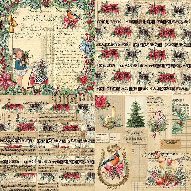 New Arrival Christmas patterned Paper Pad for DIY Scrapbooking Paper pack Handmade Paper Craft 6"X6" Background Pad Card Photo
New Arrival Christmas patterned Paper Pad for DIY Scrapbooking Paper pack Handmade Paper Craft 6"X6" Background Pad Card Photo