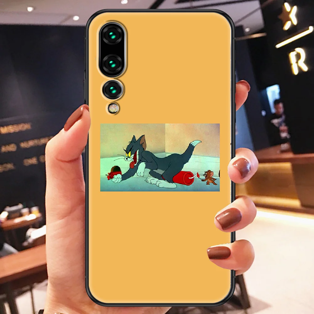 Cat tom Cartoon and Mouse Phone case For Huawei P Mate P10 P20 P30 P40 10 20 Smart Z Pro Lite 2019 black art shell tpu funda
Cat tom Cartoon and Mouse Phone case For Huawei P Mate P10 P20 P30 P40 10 20 Smart Z Pro Lite 2019 black art shell tpu funda