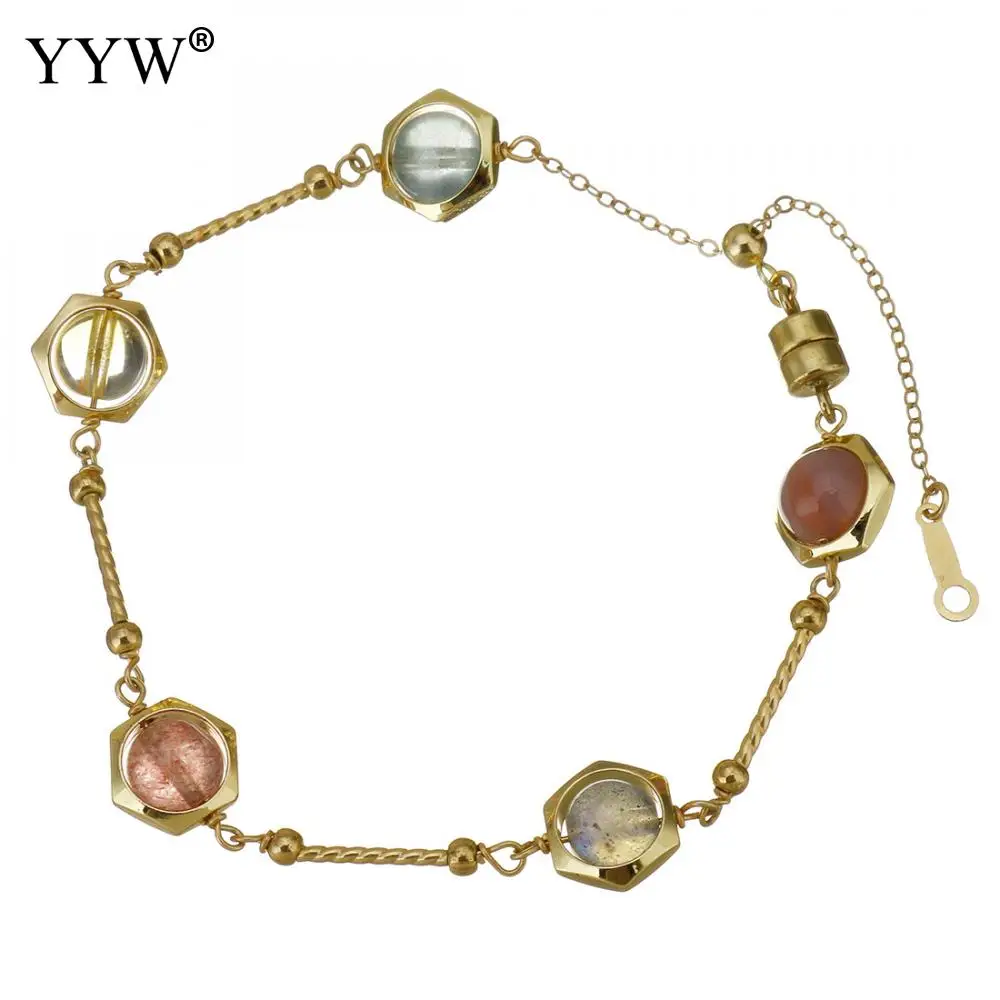 Copper Clad Gold Bracelet Ladies Mixed Crystal Moonstone Aquamarine Strawberry Crystal Citrine Magnetic Clasp Bracelet Jewelry
Copper Clad Gold Bracelet Ladies Mixed Crystal Moonstone Aquamarine Strawberry Crystal Citrine Magnetic Clasp Bracelet Jewelry